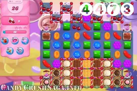 Candy Crush Saga : Level 4473 – Videos, Cheats, Tips and Tricks
