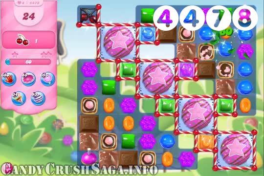 Candy Crush Saga : Level 4478 – Videos, Cheats, Tips and Tricks