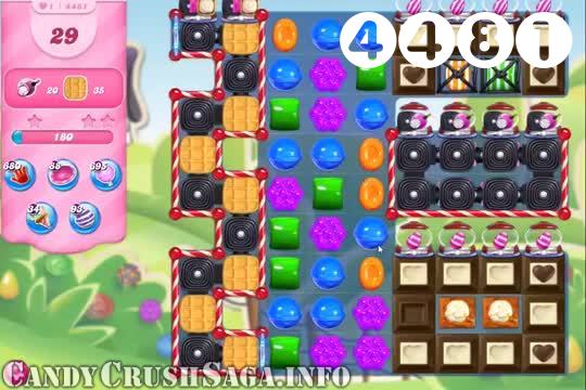 Candy Crush Saga : Level 4481 – Videos, Cheats, Tips and Tricks