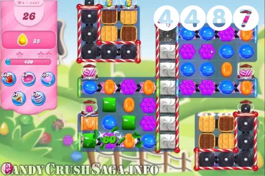 Candy Crush Saga : Level 4487 – Videos, Cheats, Tips and Tricks
