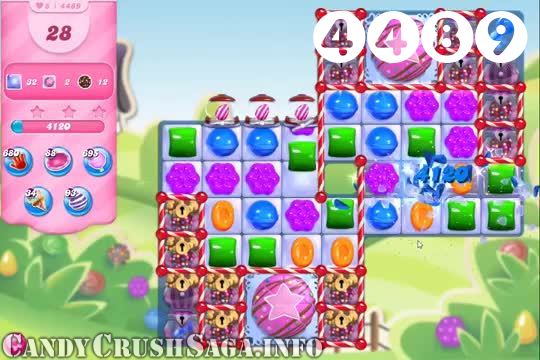 Candy Crush Saga : Level 4489 – Videos, Cheats, Tips and Tricks