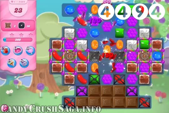 Candy Crush Saga : Level 4494 – Videos, Cheats, Tips and Tricks