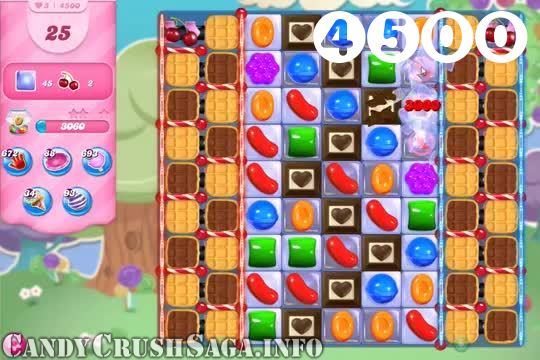 Candy Crush Saga : Level 4500 – Videos, Cheats, Tips and Tricks