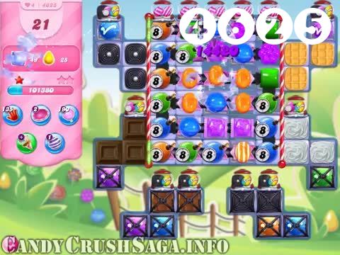 Candy Crush Saga : Level 4625 – Videos, Cheats, Tips and Tricks
