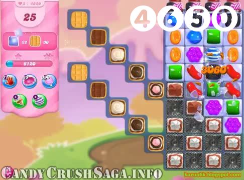 Candy Crush Saga : Level 4650 – Videos, Cheats, Tips and Tricks