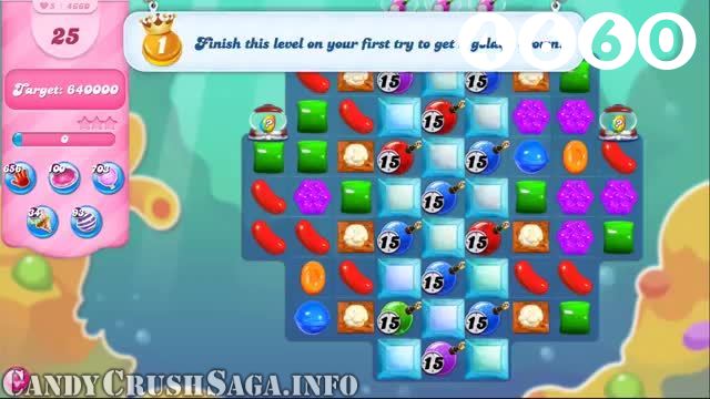 Candy Crush Saga : Level 4660 – Videos, Cheats, Tips and Tricks