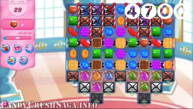 Candy Crush Saga : Level 4700 – Videos, Cheats, Tips and Tricks