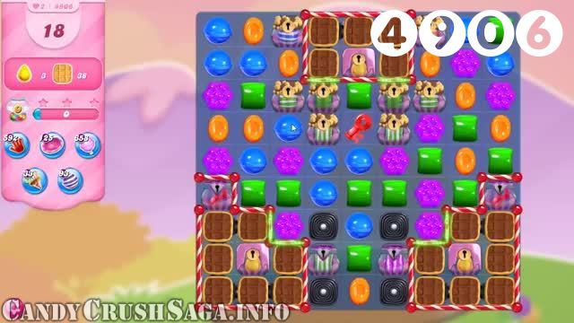 Candy Crush Saga : Level 4906 – Videos, Cheats, Tips and Tricks