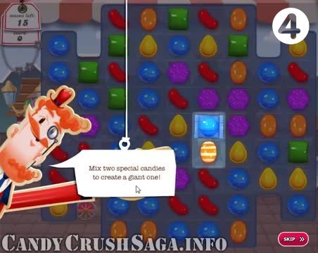 Candy Crush Saga : Level 4 – Videos, Cheats, Tips and Tricks