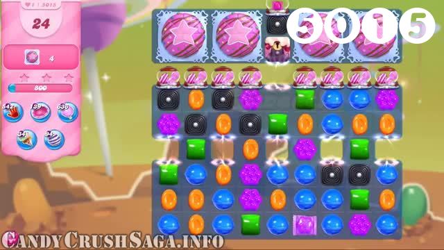 Candy Crush Saga : Level 5015 – Videos, Cheats, Tips and Tricks