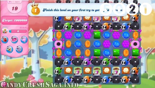 Candy Crush Saga : Level 5021 – Videos, Cheats, Tips and Tricks