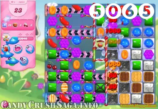Candy Crush Saga : Level 5065 – Videos, Cheats, Tips and Tricks