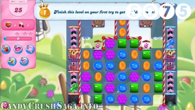 Candy Crush Saga : Level 5075 – Videos, Cheats, Tips and Tricks