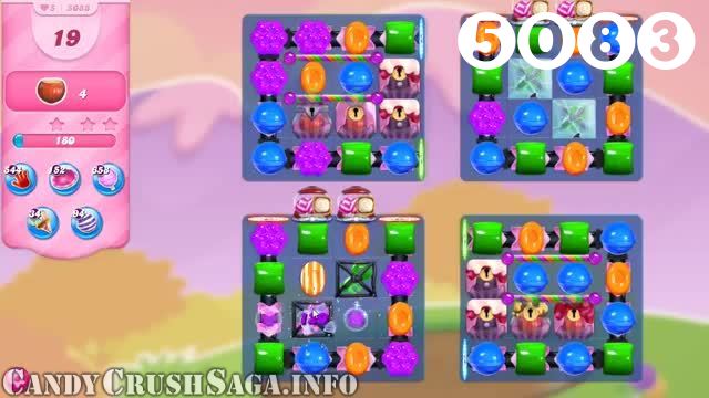 Candy Crush Saga : Level 5083 – Videos, Cheats, Tips and Tricks