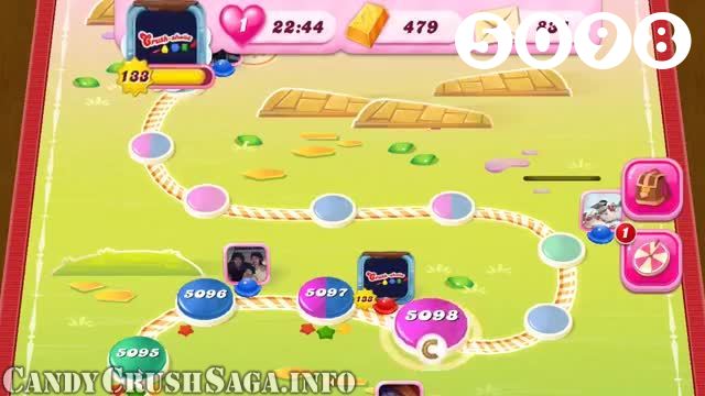 Candy Crush Saga : Level 5098 – Videos, Cheats, Tips and Tricks