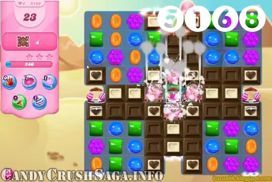 Candy Crush Saga : Level 5168 – Videos, Cheats, Tips and Tricks