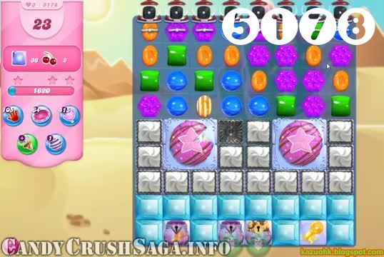 Candy Crush Saga : Level 5178 – Videos, Cheats, Tips and Tricks