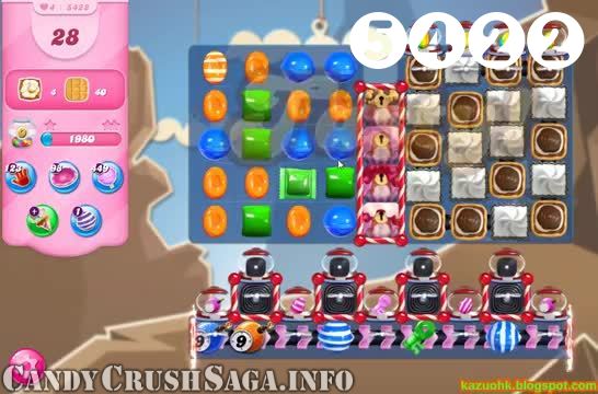Candy Crush Saga : Level 5422 – Videos, Cheats, Tips and Tricks