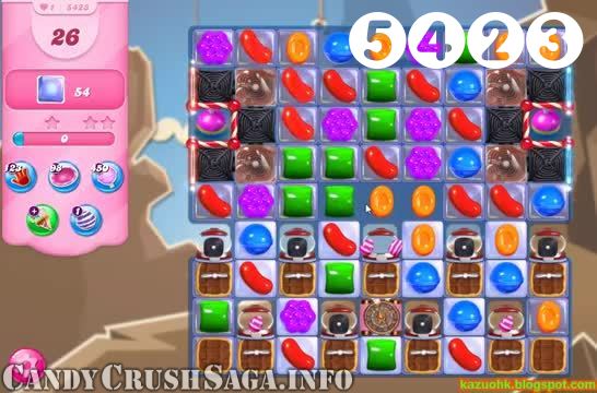 Candy Crush Saga : Level 5423 – Videos, Cheats, Tips and Tricks