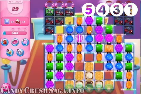 Candy Crush Saga : Level 5431 – Videos, Cheats, Tips and Tricks