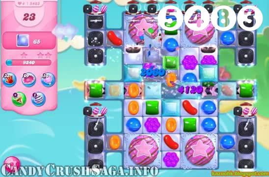 Candy Crush Saga : Level 5483 – Videos, Cheats, Tips and Tricks