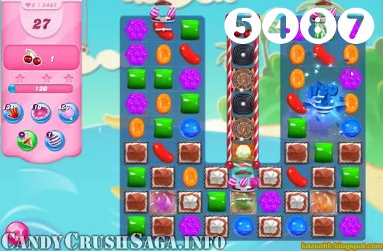 Candy Crush Saga : Level 5487 – Videos, Cheats, Tips and Tricks