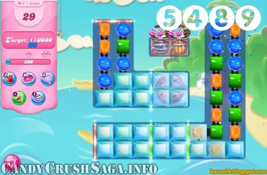 Candy Crush Saga : Level 5489 – Videos, Cheats, Tips and Tricks