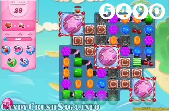 Candy Crush Saga : Level 5490 – Videos, Cheats, Tips and Tricks