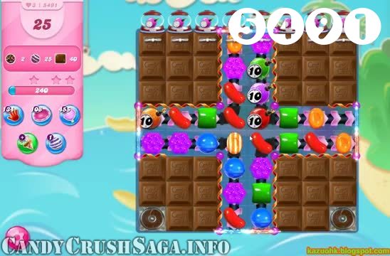 Candy Crush Saga : Level 5491 – Videos, Cheats, Tips and Tricks