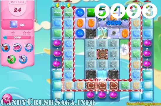 Candy Crush Saga : Level 5493 – Videos, Cheats, Tips and Tricks