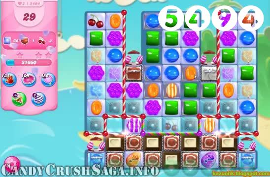 Candy Crush Saga : Level 5494 – Videos, Cheats, Tips and Tricks