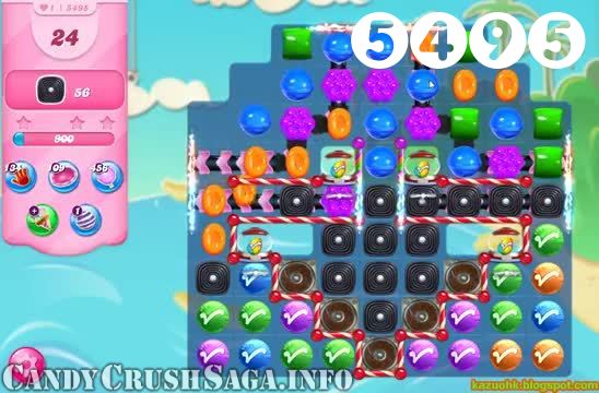 Candy Crush Saga : Level 5495 – Videos, Cheats, Tips and Tricks