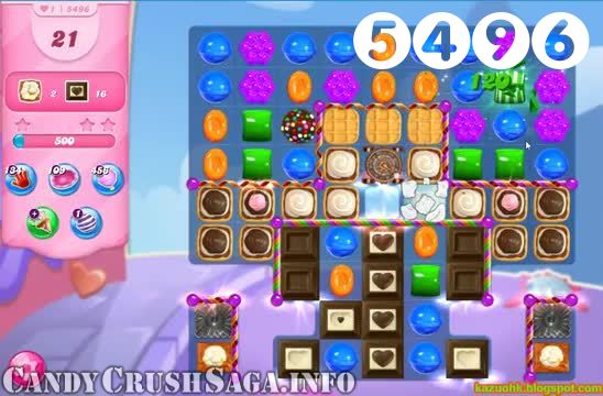 Candy Crush Saga : Level 5496 – Videos, Cheats, Tips and Tricks