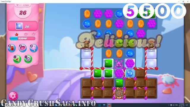 Candy Crush Saga : Level 5500 – Videos, Cheats, Tips and Tricks