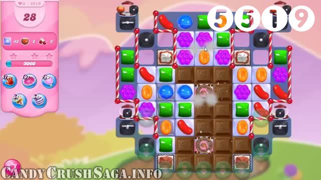 Candy Crush Saga : Level 5519 – Videos, Cheats, Tips and Tricks