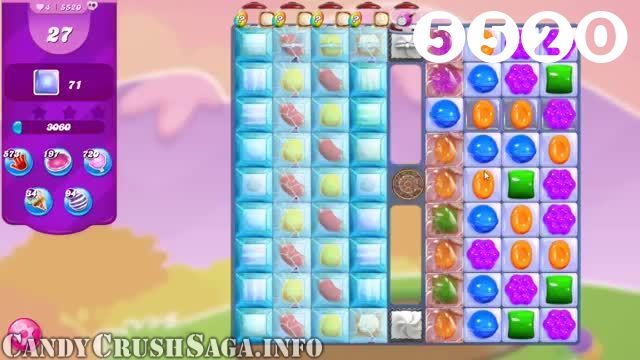 Candy Crush Saga : Level 5520 – Videos, Cheats, Tips and Tricks
