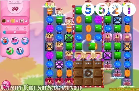 Candy Crush Saga : Level 5521 – Videos, Cheats, Tips and Tricks