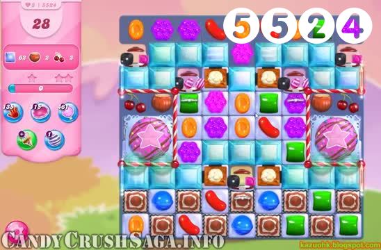 Candy Crush Saga : Level 5524 – Videos, Cheats, Tips and Tricks