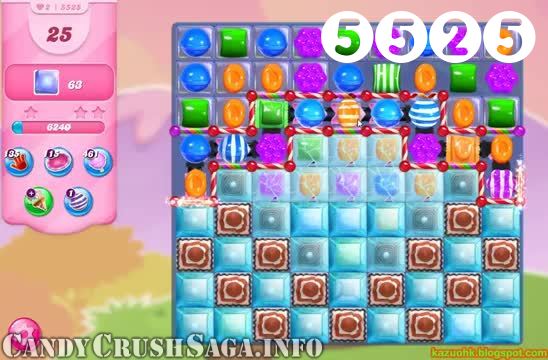 Candy Crush Saga : Level 5525 – Videos, Cheats, Tips and Tricks