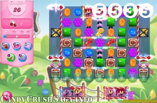 Candy Crush Saga : Level 5535 – Videos, Cheats, Tips and Tricks