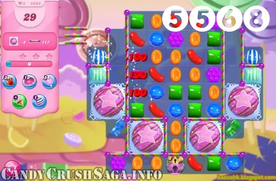 Candy Crush Saga : Level 5568 – Videos, Cheats, Tips and Tricks