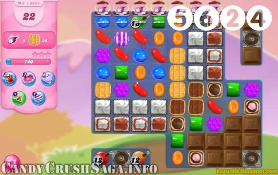 Candy Crush Saga : Level 5624 – Videos, Cheats, Tips and Tricks