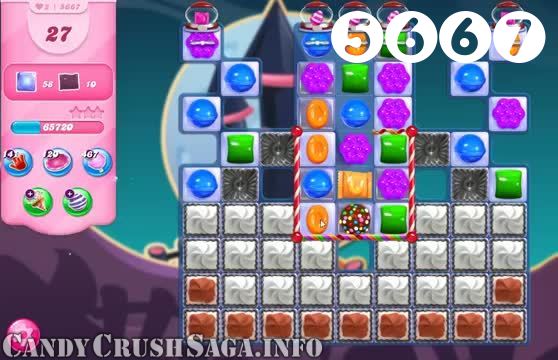 Candy Crush Saga : Level 5667 – Videos, Cheats, Tips and Tricks