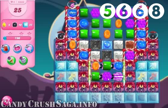Candy Crush Saga : Level 5668 – Videos, Cheats, Tips and Tricks