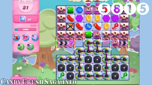 Candy Crush Saga : Level 5815 – Videos, Cheats, Tips and Tricks