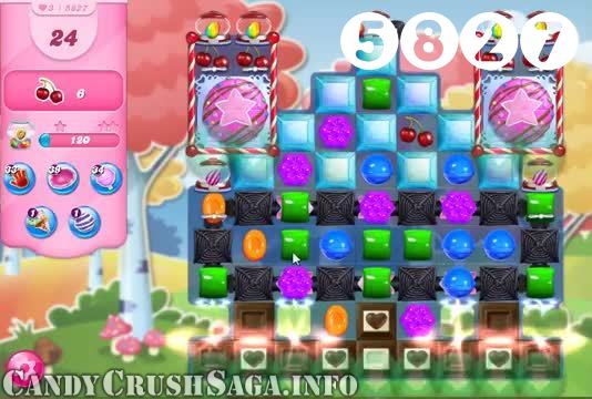 Candy Crush Saga : Level 5827 – Videos, Cheats, Tips and Tricks