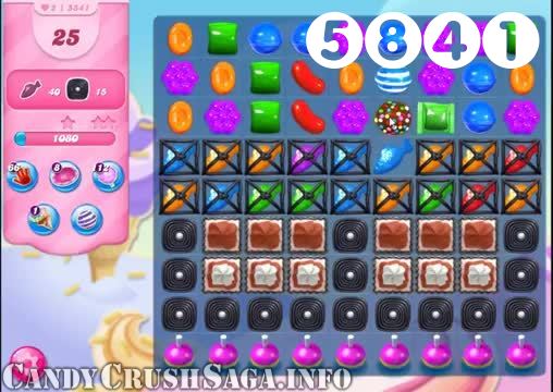 Candy Crush Saga : Level 5841 – Videos, Cheats, Tips and Tricks