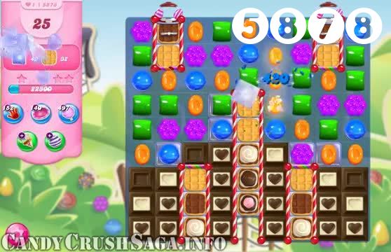 Candy Crush Saga : Level 5878 – Videos, Cheats, Tips and Tricks