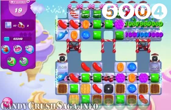 Candy Crush Saga : Level 5904 – Videos, Cheats, Tips and Tricks