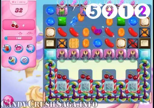 Candy Crush Saga : Level 5912 – Videos, Cheats, Tips and Tricks